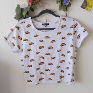 Taco tee slightly cropped